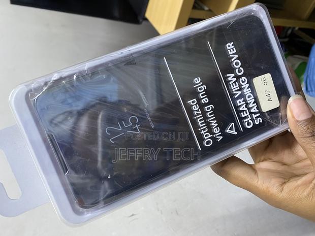 Lemaxelers Samsung Galaxy A42 5g Case Clear View Flip - thumbnail 3