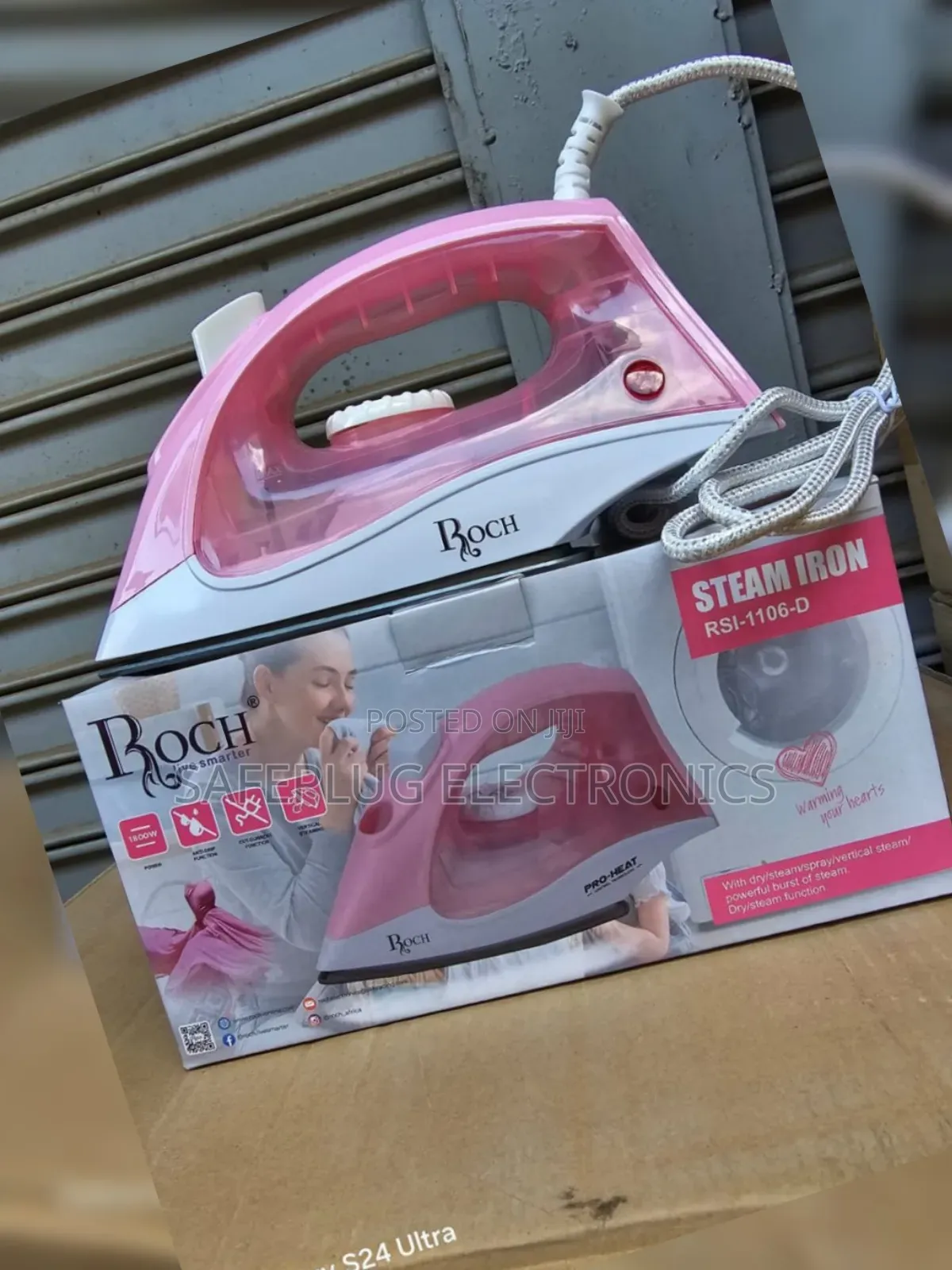 Roch Professional Steam Iron | Turbo Burst Vertical Steam