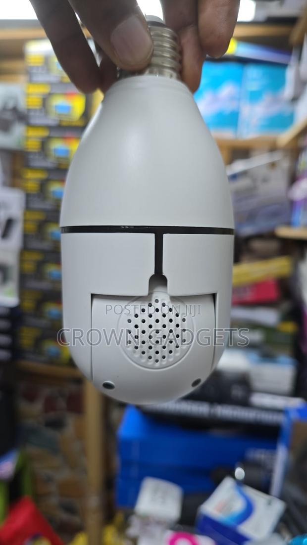 Smart Panoramic Light Bulb Security Camera 1080p Wi-Fi Hd - thumbnail 3