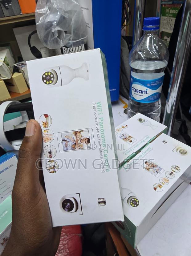 Smart Panoramic Light Bulb Security Camera 1080p Wi-Fi Hd - thumbnail 4