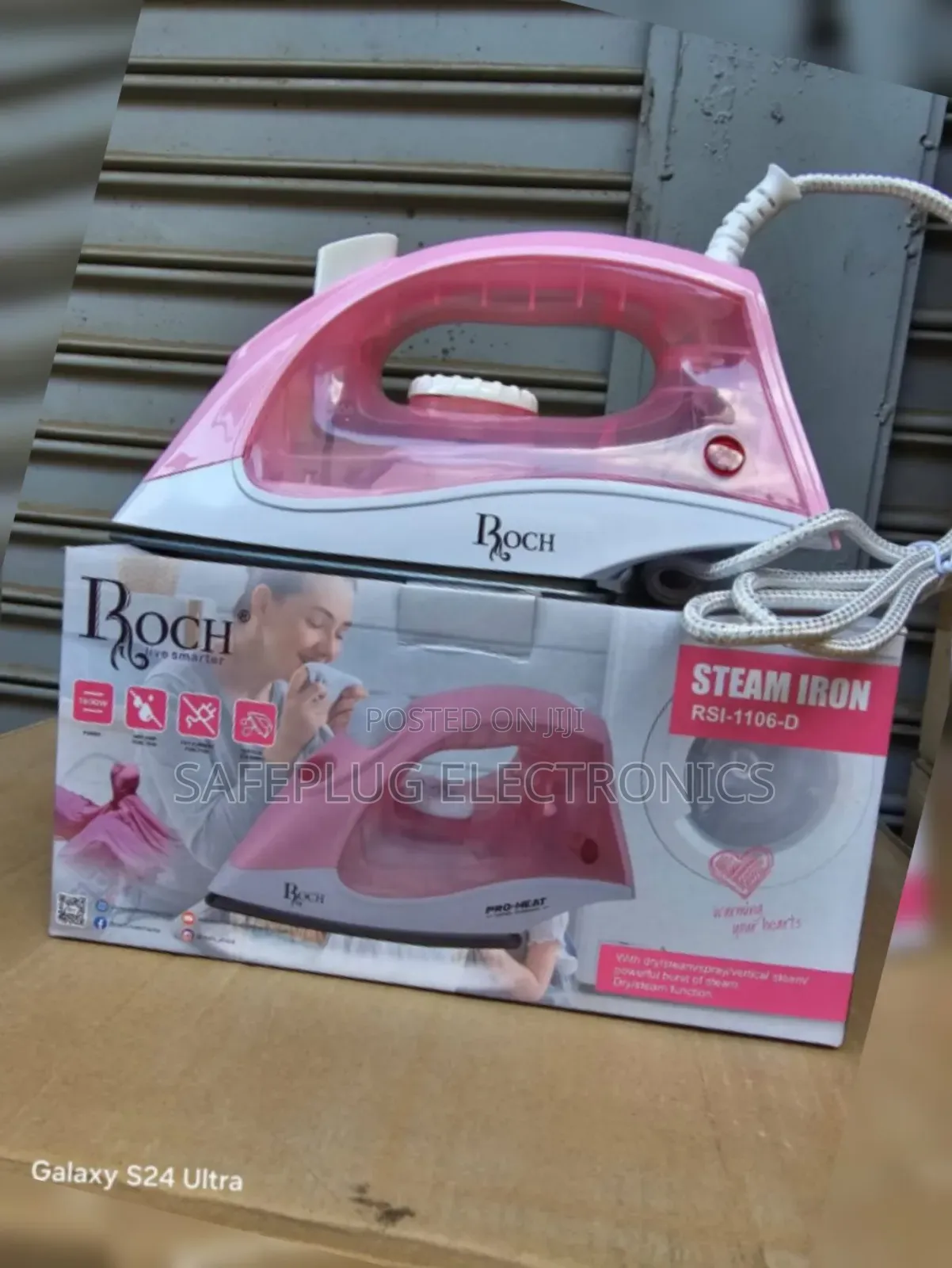 Heavy Duty Roch Steam Iron Box |