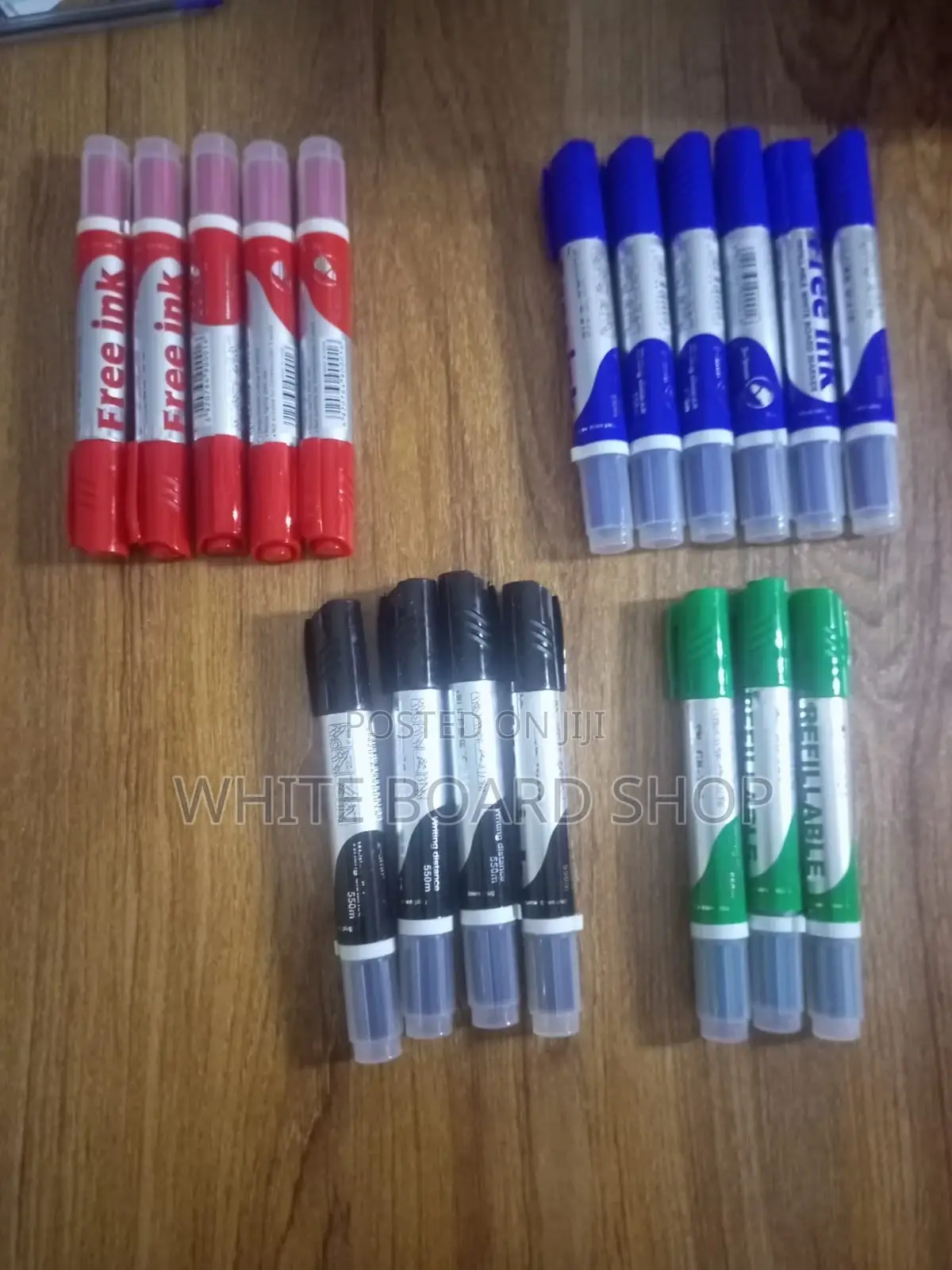 Free Ink White Board Markers