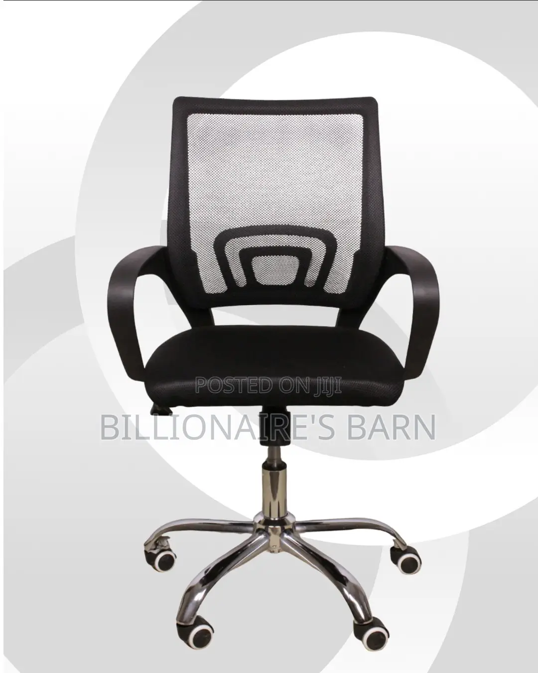Secretarial Mesh Office Chair | Minimal High-density Foam Seat