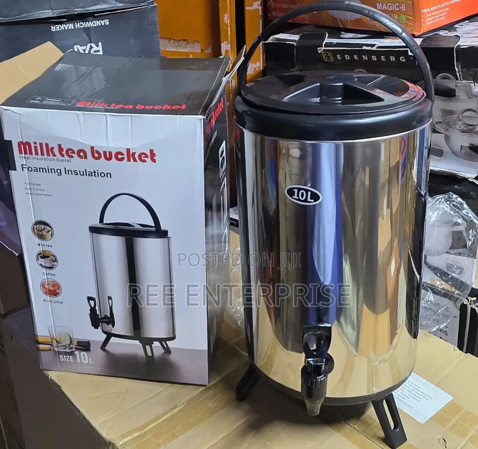 Brand New 10 Milk/Water/ Tea Bucket