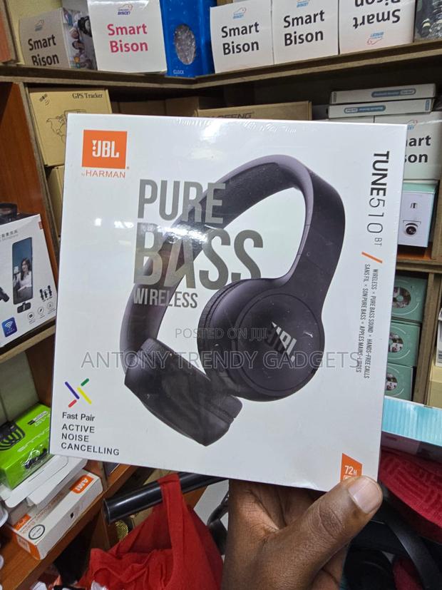 Jbl Pure Bass Wireless Over-ear Headphones Bluetooth Deep Sound