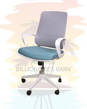 White Ergonomic Mesh Office Chair (Orthopedic) — Fast Seller
