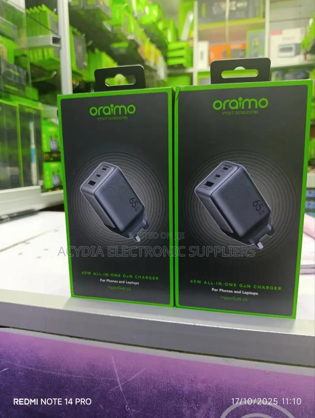 Oraimo Hypergan 60w Rapid Wall Charger - thumbnail 2