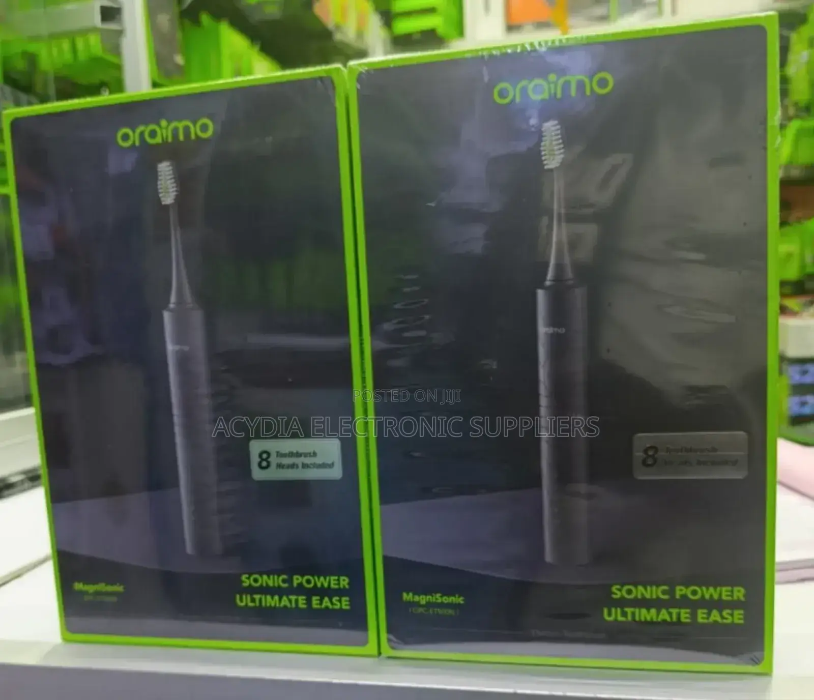 Oraimo Magnisonic Electric Toothbrush With 8 Free Heads