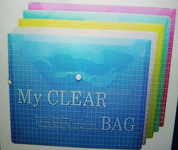 Document Holder Clear Bag Dozen - main view