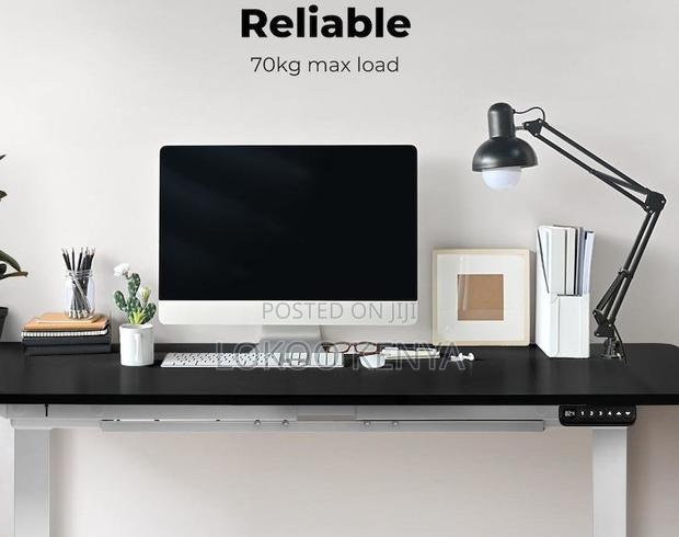 Standing Desk :Electric Height-Adjustable Metal Frame for Office - thumbnail 4
