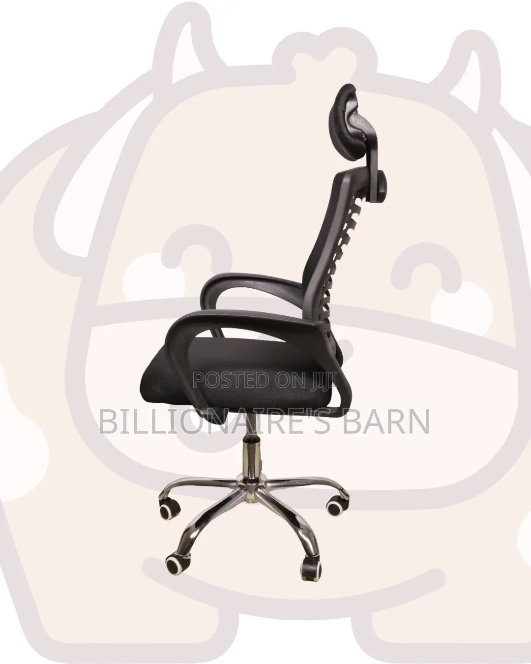 Secretarial Mesh Chair | Sleek Mesh Backrest