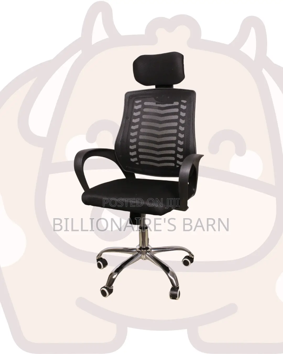 Secretarial Mesh Chair | Sleek Mesh Backrest