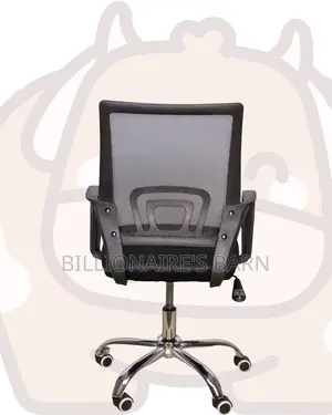 Pro-Grade Secretarial Mesh Office Chair — Fits Compact Office Spaces