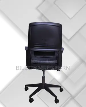Modern Black Ergonomic Mesh Office Chair — Boosts Posture Focus