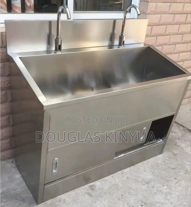 Stainless Steel Hospital Surgical Scrub Sink( Scrub Sink):: - main view