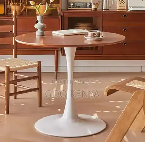 Home Table; Minimalist Marble Tulip End Table for Living Room