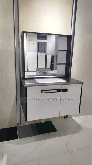 White Vanity Cabinet Available