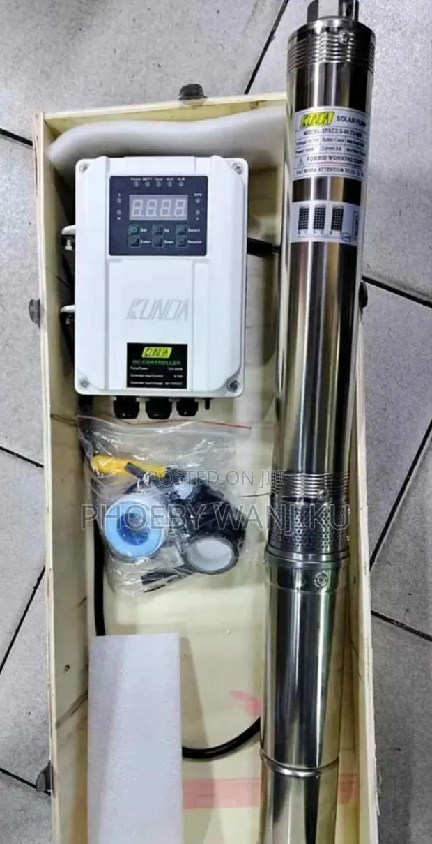 Water Pump 90mtrs Head,Dc 72 Volts, Using 600watts With 3.5 Max Flow - main view