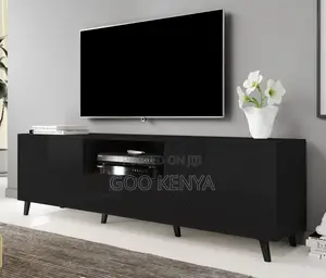 Home Tv Cabinet; Wooden Living Room Furniture Set With Storage Space