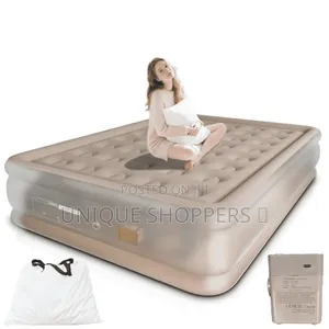200x150x40cm (5×6ft) Double Size Self Inflating Bed +2 Pillows
