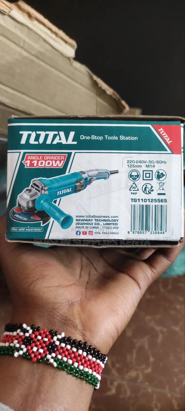 Total Angle Grinder 1100w Variable Speed Angle Grinder 5 Inch 1100watt - thumbnail 2