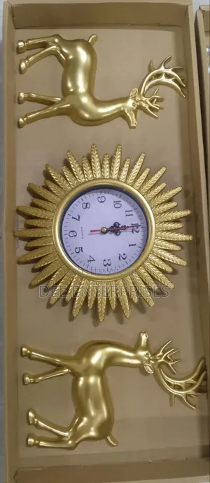 Elegant 3in1 Wall Clock Decor