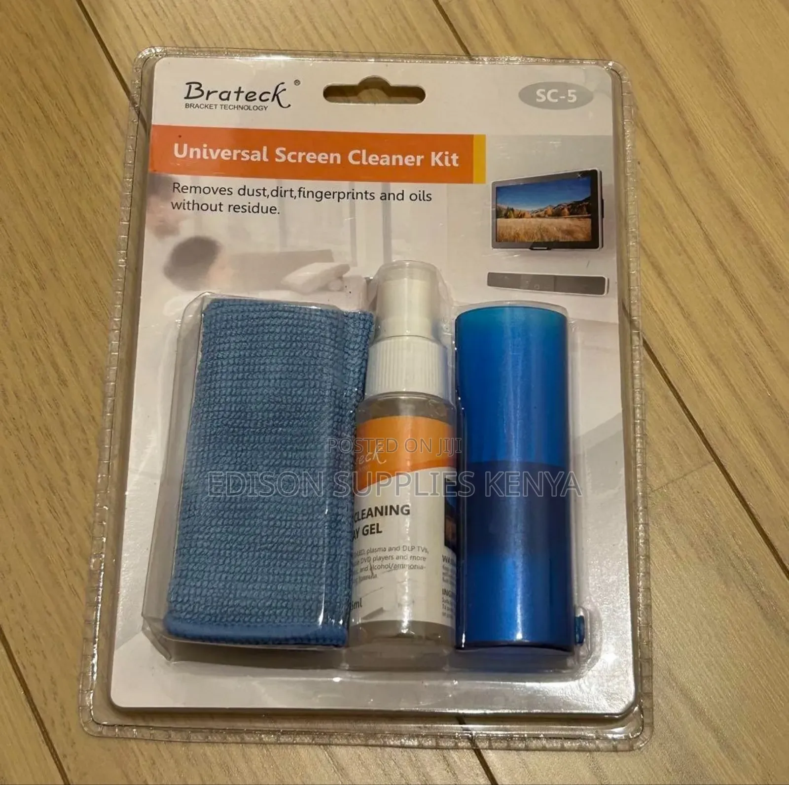 Brateck 3-in-1 Screen Cleaner Spray Kit Laptop Tv Glass Cleaner