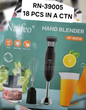 4-in-1 Hand Blender Set | Chopper + Whisk + Milk Frother + Blender