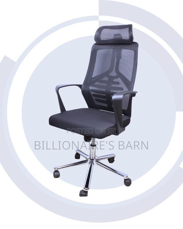 Comfy High Back Mesh Office Chair — Ideal for Long Zoom Sessions - thumbnail 2