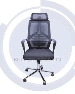 Comfy High Back Mesh Office Chair — Ideal for Long Zoom Sessions