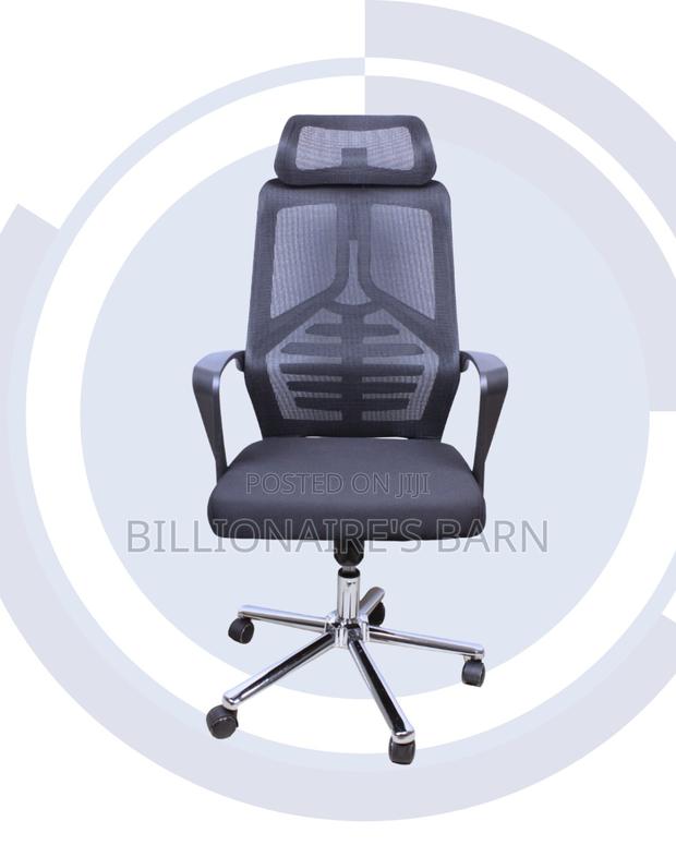 Comfy High Back Mesh Office Chair — Ideal for Long Zoom Sessions - thumbnail 3