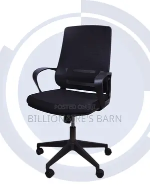 Black Ergonomic Mesh Office Chair | Executive Nylon Castors