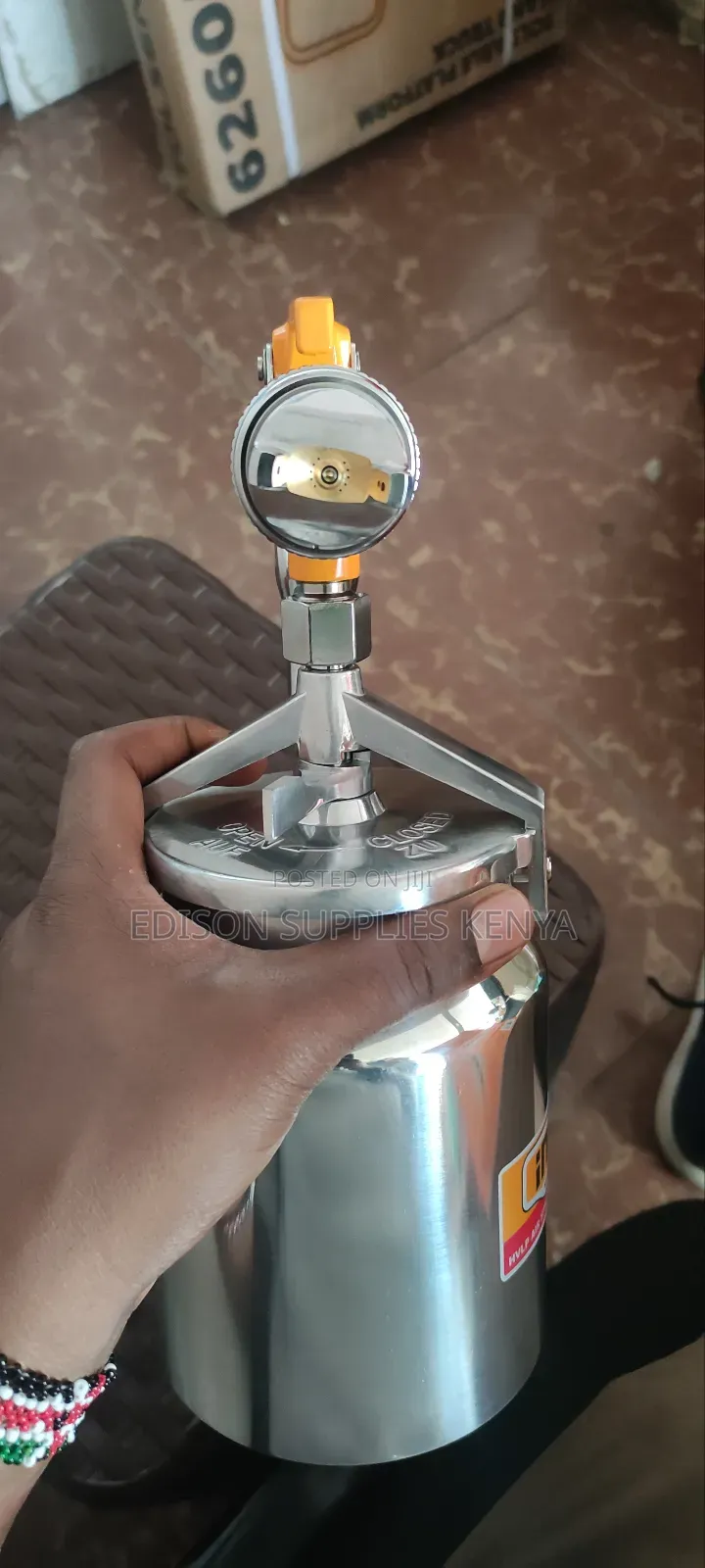 Ingco Hvlp Air Spray Gun 1000cc 1.4mm Nozzle Compressor Paint Sprayer