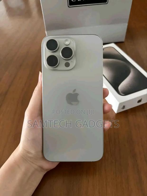 Apple iPhone 15 Pro Max 512 GB Silver - main view