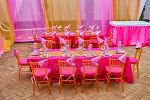 10 Kids Chiavari Chairs Dressed Tables