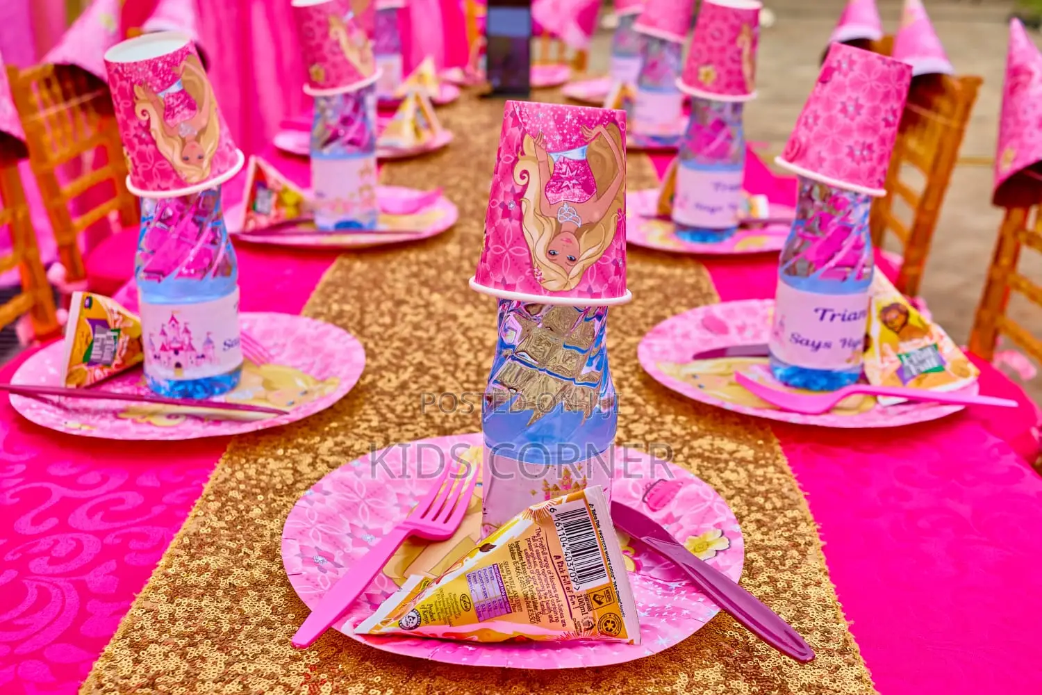 10 Kids Chiavari Chairs Dressed Tables