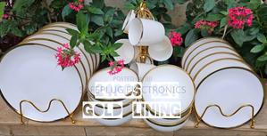 Gold Rimmed Quality Trendy Dinner Sets- 24pcs - main view
