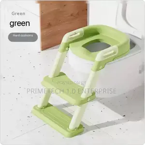 Green Toilet Ladder for Kids