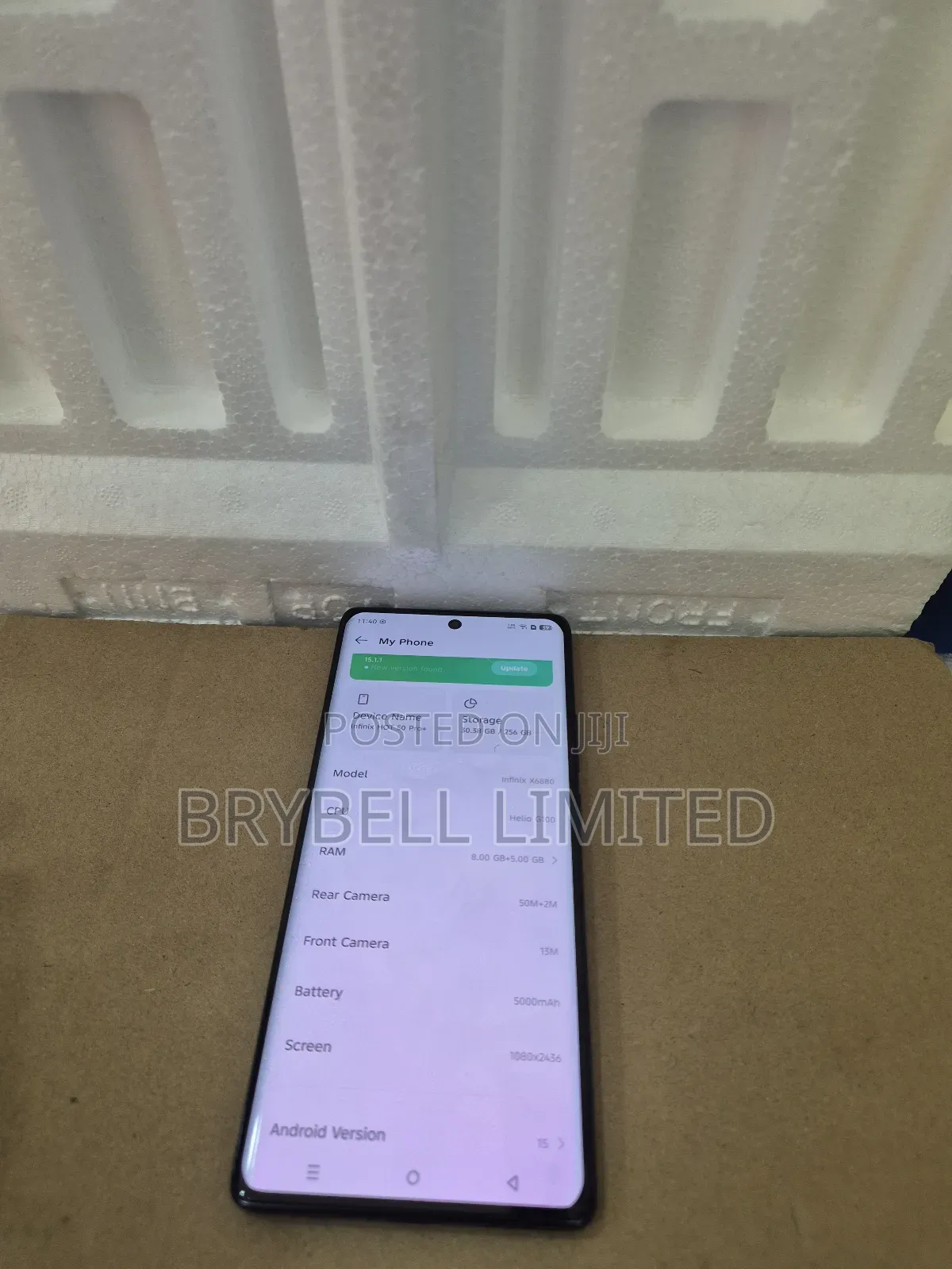 Infinix Hot 50 Pro+ 4G 256 GB Gray
