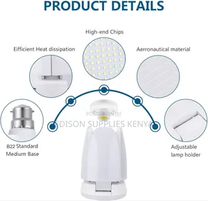 Foldable Bulbs Bright Led Garage Lights Deformable Lamps 60watts
