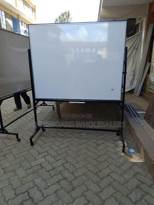 Heavy Duty Free Standing White Board 150cm X 120cm (5ft X 4ft) - thumbnail 2