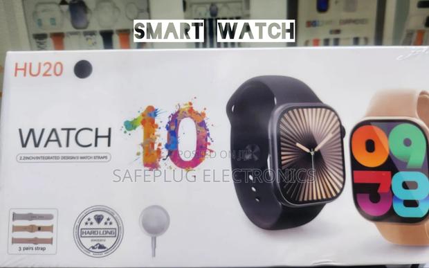 Hu20 2.2 Inches Smart Watch With 3 Extra Straps