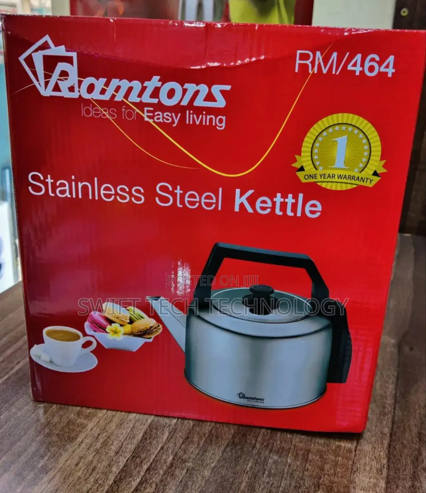 Ramtons Kettle 5 Liters Stainless Rm464