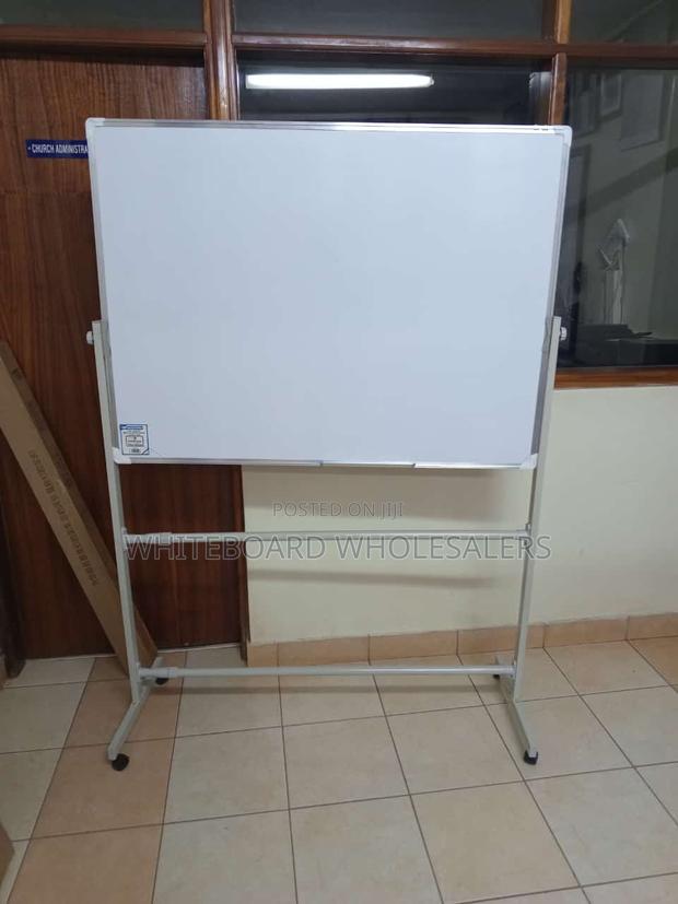 Double-Sided Magnetic White Board With Movable Stand(4ft X 3ft) - main view
