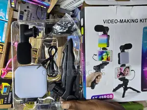 Portable RGB Video Kit With Tripod, Mic Remote Control