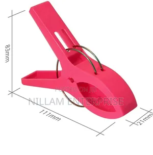 4pcs Bright Sturdy Big Balcony Clips: