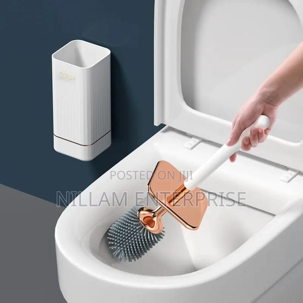 Luxury Toilet Brush Holder Set - thumbnail 2