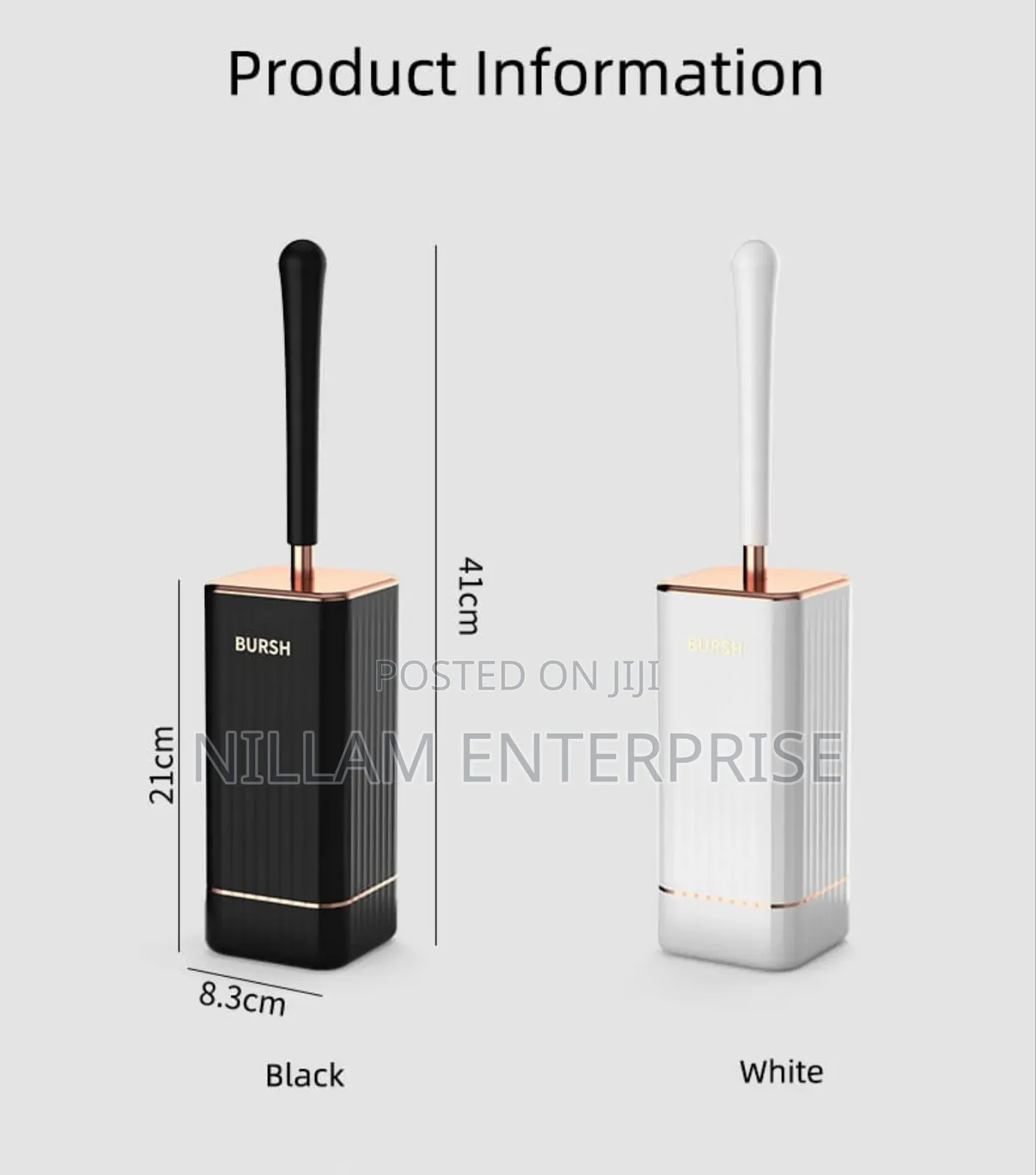 Luxury Toilet Brush Holder Set