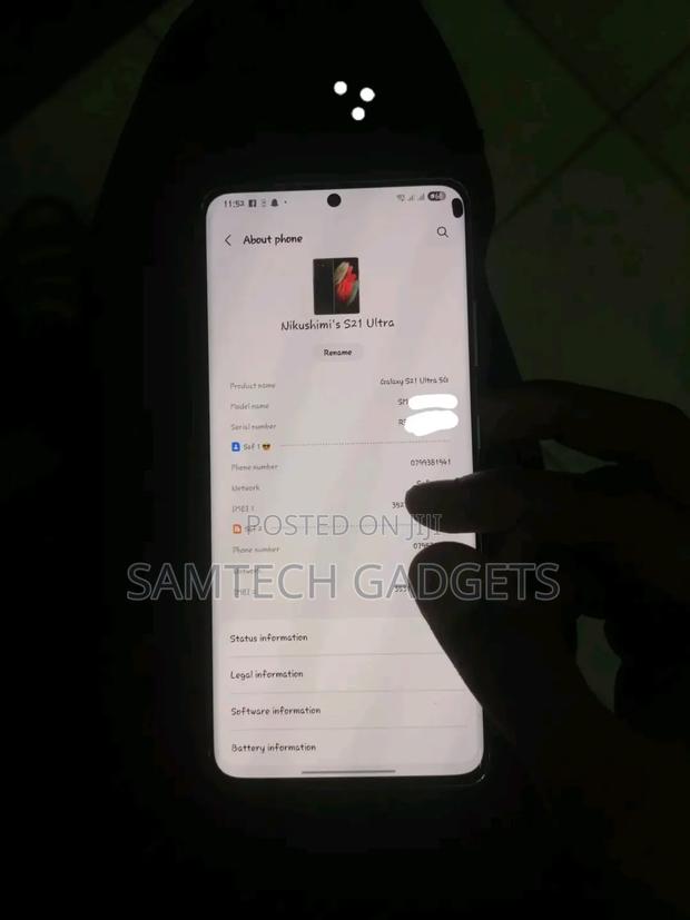 Samsung Galaxy S21 Ultra 5G 256 GB Black - thumbnail 5