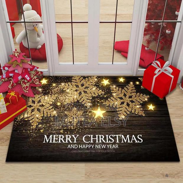 Red,Blue,Grey Brawn Merry Christmas Door Mats